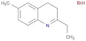 Quinoline, 2-ethyl-3,4-dihydro-6-methyl-, hydrobromide