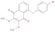 1,4-Naphthalenedione, 5-[(4-bromophenyl)thio]-2,3-dimethoxy-
