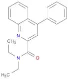 2-Quinolinecarboxamide, N,N-diethyl-4-phenyl-