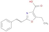4-Oxazolecarboxylic acid, 5-ethyl-2-(2-phenylethenyl)-