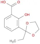 Benzoic acid, 3-(2-ethyl-1,3-dioxolan-2-yl)-2-hydroxy-