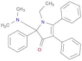 3H-Pyrrol-3-one, 2-(dimethylamino)-1-ethyl-1,2-dihydro-2,4,5-triphenyl-