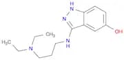 1H-Indazol-5-ol, 3-[[3-(diethylamino)propyl]amino]-