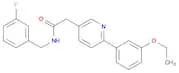 3-Pyridineacetamide, 6-(3-ethoxyphenyl)-N-[(3-fluorophenyl)methyl]-
