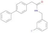 [1,1'-Biphenyl]-4-acetamide, N-[(3-fluorophenyl)methyl]-