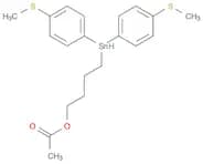 Stannane, (acetyloxy)butylbis[4-(methylthio)phenyl]-