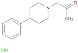 2-Propanone, 1-(4-phenyl-1-piperidinyl)-, hydrochloride