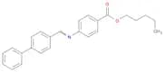 Benzoic acid, 4-[([1,1'-biphenyl]-4-ylmethylene)amino]-, pentyl ester