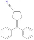 Cyclopentanecarbonitrile, 3-(diphenylmethylene)-