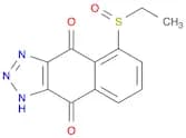 1H-Naphtho[2,3-d]triazole-4,9-dione, 5-(ethylsulfinyl)-