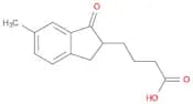 1H-Indene-2-butanoic acid, 2,3-dihydro-6-methyl-1-oxo-