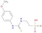 Ethanesulfonic acid, 2-[[[(4-methoxyphenyl)amino]thioxomethyl]amino]-