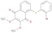 1,4-Naphthalenedione, 5-[(2-bromophenyl)thio]-2,3-dimethoxy-