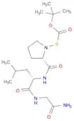 Glycinamide, 1-[(1,1-dimethylethoxy)carbonyl]thio-L-prolyl-L-leucyl-