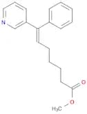 6-Heptenoic acid, 7-phenyl-7-(3-pyridinyl)-, methyl ester, (E)-