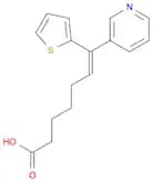 6-Heptenoic acid, 7-(3-pyridinyl)-7-(2-thienyl)-, (Z)-