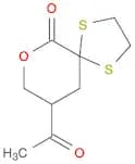 7-Oxa-1,4-dithiaspiro[4.5]decan-6-one, 9-acetyl-