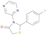 2-(3-(4-Fluorophenyl)pyrazin-2-yl)thiazolidin-4-one