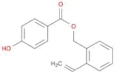 Benzoic acid, 4-hydroxy-, (ethenylphenyl)methyl ester