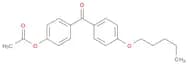 4-Acetoxy-4'-pentyloxybenzophenone