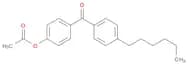 4-Acetoxy-4'-hexylbenzophenone