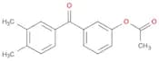 3-Acetoxy-3',4'-dimethylbenzophenone