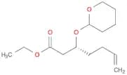 6-Heptenoic acid, 3-[(tetrahydro-2H-pyran-2-yl)oxy]-, ethyl ester, (3R)-