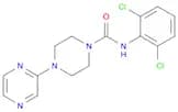 1-Piperazinecarboxamide, N-(2,6-dichlorophenyl)-4-pyrazinyl-