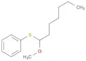 Benzene, [(1-methoxyheptyl)thio]-