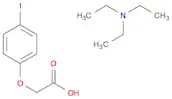 Acetic acid, (4-iodophenoxy)-, compd. with N,N-diethylethanamine(1:1)
