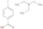 Benzoic acid, 4-fluoro-, compd. with N,N-diethylethanamine (1:1)