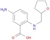 5-Amino-2-(((tetrahydrofuran-2-yl)methyl)amino)benzoic acid