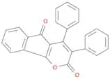 Indeno[1,2-b]pyran-2,5-dione, 3,4-diphenyl-