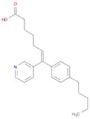6-Heptenoic acid, 7-(4-pentylphenyl)-7-(3-pyridinyl)-, (Z)-