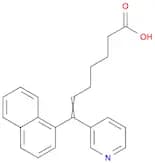 6-Heptenoic acid, 7-(1-naphthalenyl)-7-(3-pyridinyl)-