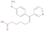 6-Heptenoic acid, 7-(4-methoxyphenyl)-7-(3-pyridinyl)-, (E)-