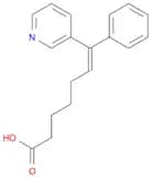 6-Heptenoic acid, 7-phenyl-7-(3-pyridinyl)-, (Z)-