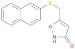 3(2H)-Isoxazolone, 5-[(2-naphthalenylthio)methyl]-