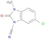 1H-Benzimidazole-1-carbonitrile, 6-chloro-2,3-dihydro-3-methyl-2-oxo-