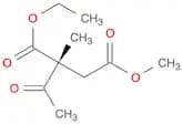 Butanedioic acid, 2-acetyl-2-methyl-, 1-ethyl 4-methyl ester, (R)-