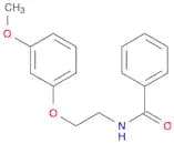 Benzamide, N-[2-(3-methoxyphenoxy)ethyl]-
