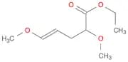 4-Pentenoic acid, 2,5-dimethoxy-, ethyl ester, (E)-