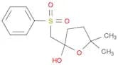 2-Furanol, tetrahydro-5,5-dimethyl-2-[(phenylsulfonyl)methyl]-