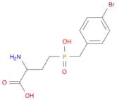 Butanoic acid, 2-amino-4-[[(4-bromophenyl)methyl]hydroxyphosphinyl]-