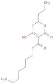 2H-Pyran-2-one, 5,6-dihydro-4-hydroxy-3-(1-oxononyl)-6-propyl-