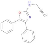 2-Oxazolamine, 4,5-diphenyl-N-2-propynyl-