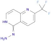 N-(Piperidin-4-ylmethyl)-2-(trifluoromethyl)-1,6-naphthyridin-5-amine hydrochloride hydrate