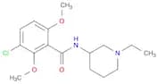 Benzamide, 3-chloro-N-(1-ethyl-3-piperidinyl)-2,6-dimethoxy-