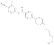 Benzoic acid, 4-(4-heptylcyclohexyl)-, 3-chloro-4-cyanophenyl ester
