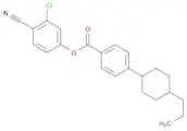 Benzoic acid, 4-(4-propylcyclohexyl)-, 3-chloro-4-cyanophenyl ester